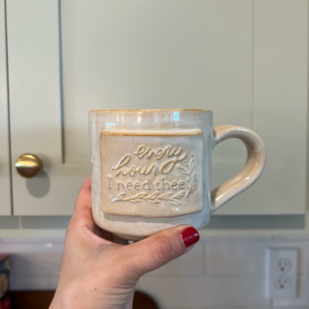 Black Oak “every hour I need thee” Mug